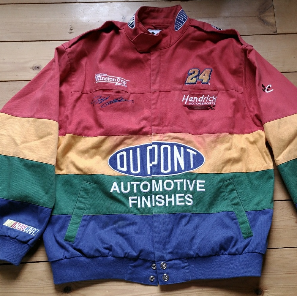 HEAVY Jeff Gordon Striped Coat